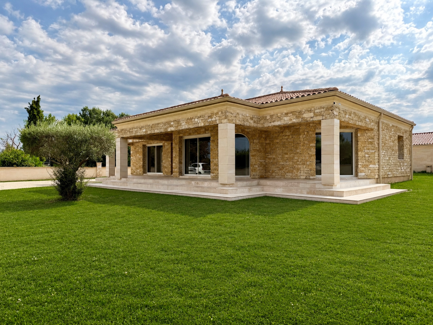 Villa de plain-pied à vendre à Ambarès-et-Lagrave – inspiration provençale et grand terrain clos