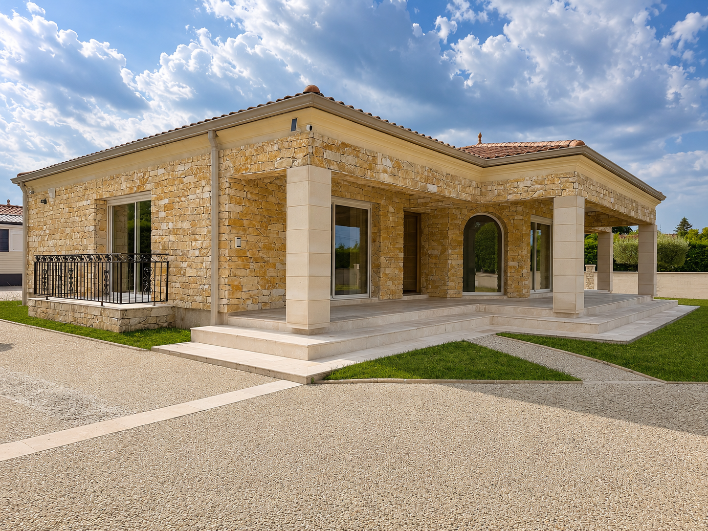 Villa de plain-pied à vendre à Ambarès-et-Lagrave – inspiration provençale et grand terrain clos