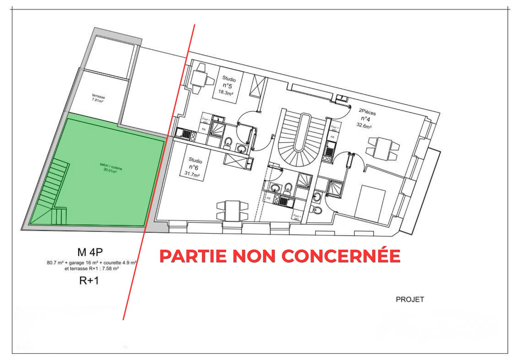 Projet de maison à vendre à Bordeaux Saint-Seurin – parcelle avec potentiel de construction et garage