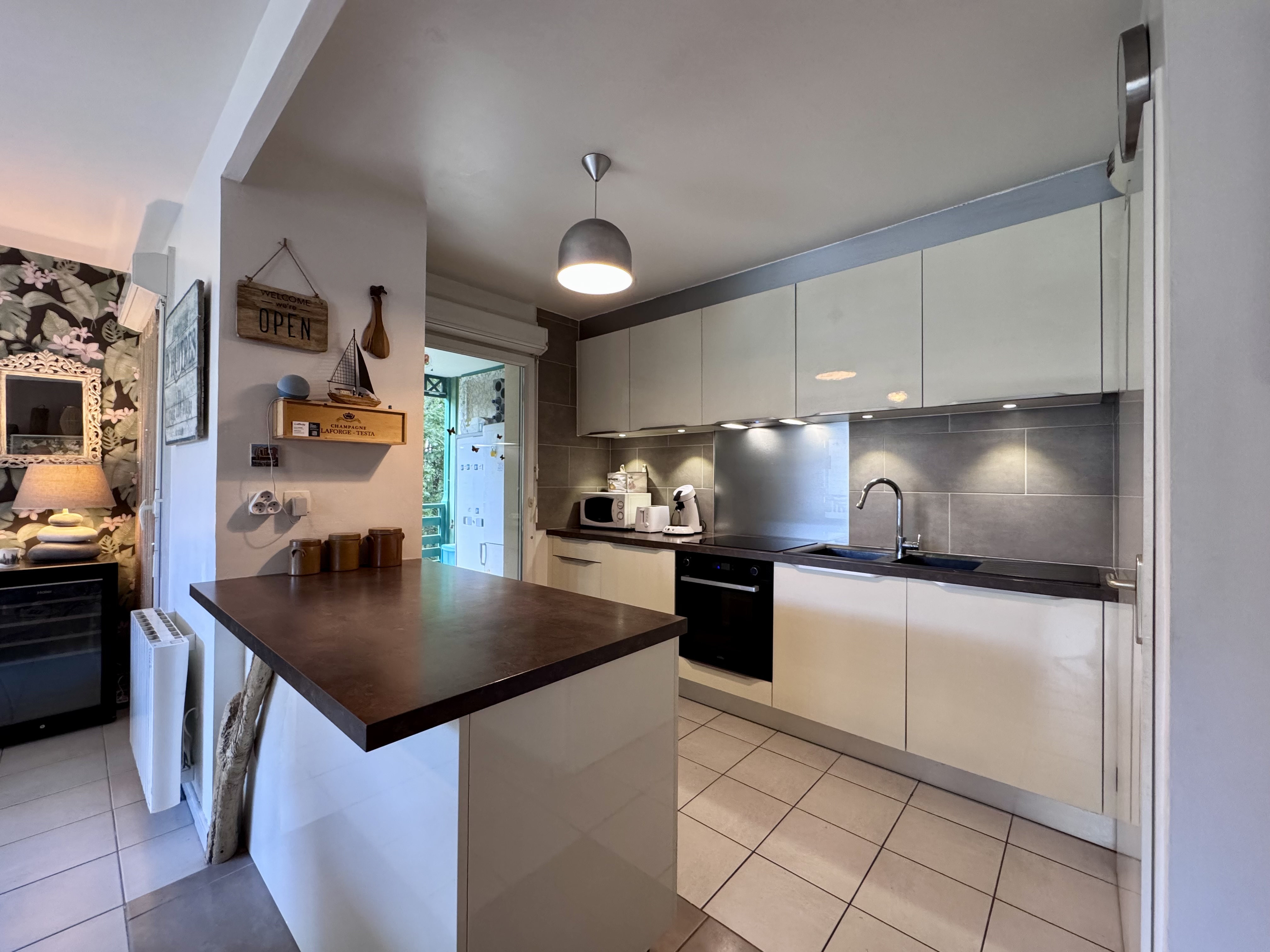 Appartement T3 à vendre à Audenge centre – terrasse ouest et résidence avec piscine