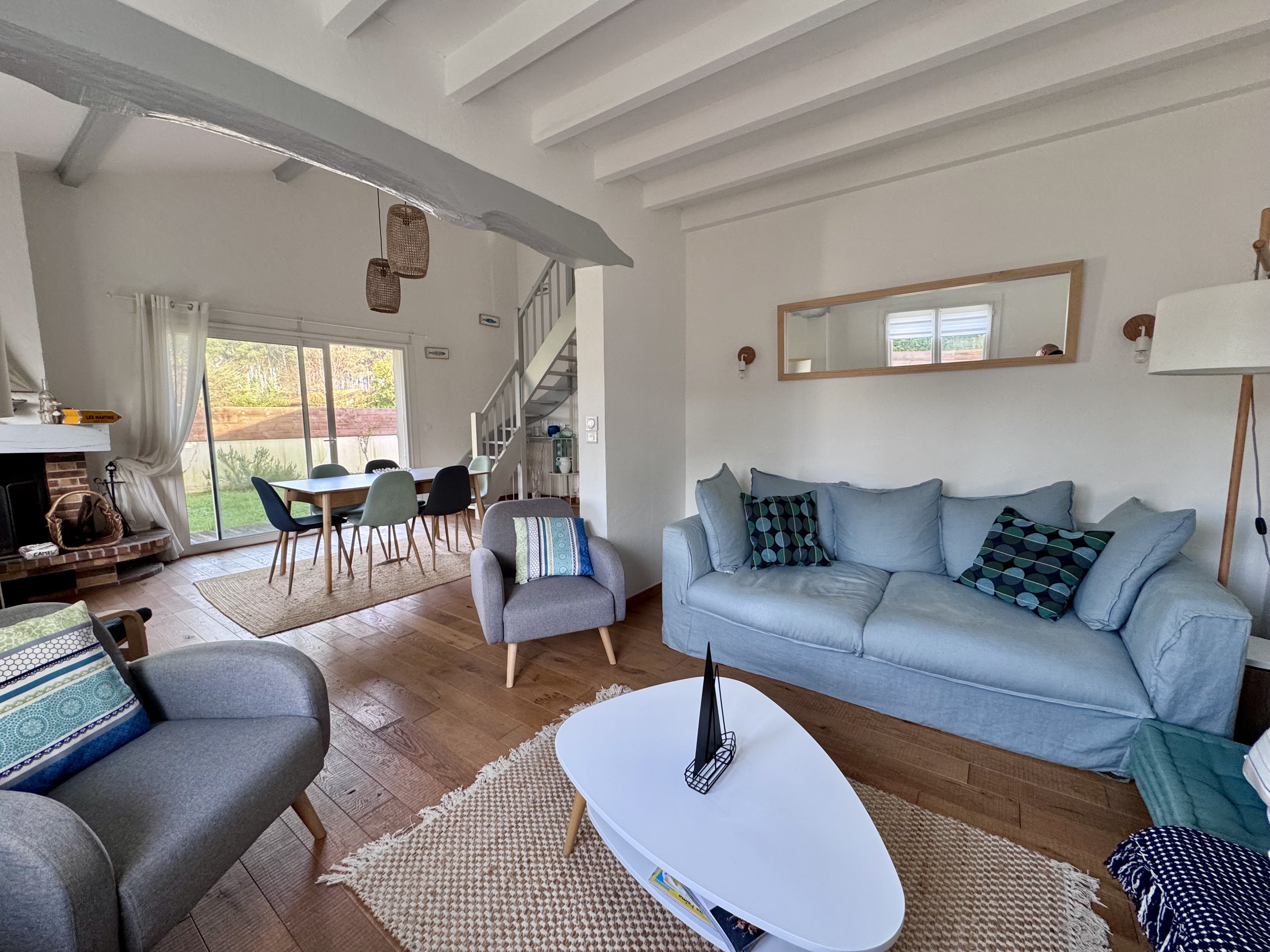 Maison landaise rénovée à vendre à Lanton – piscine chauffée et jardin arboré sans vis-à-vis