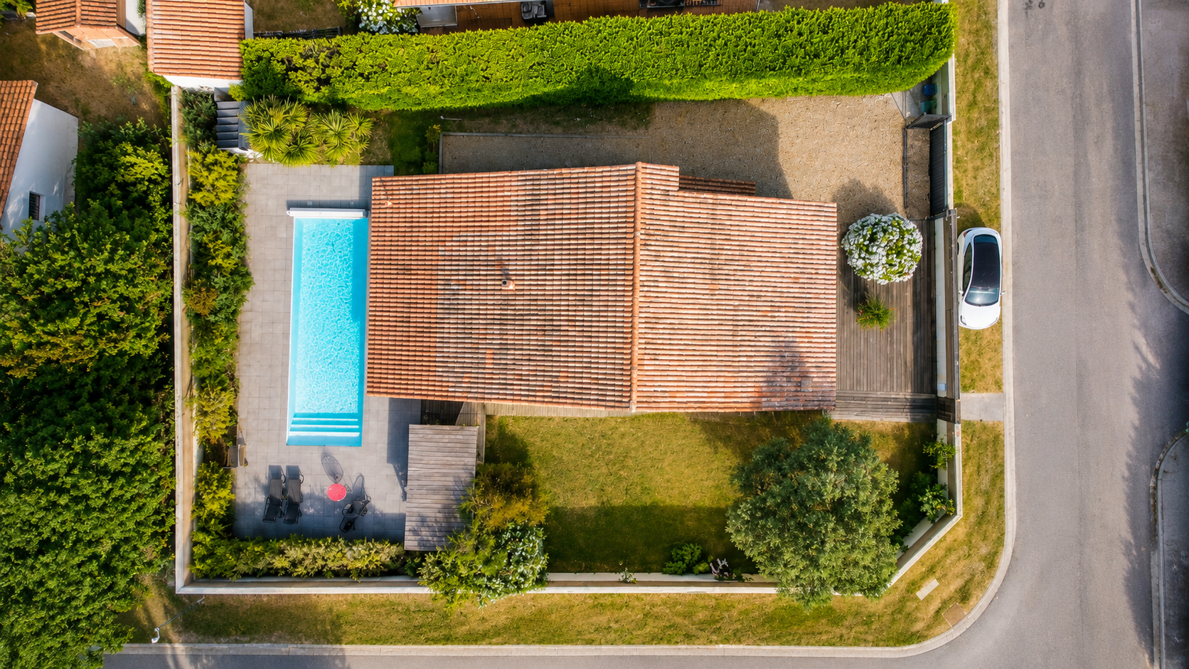 Maison landaise rénovée à vendre à Lanton – piscine chauffée et jardin arboré sans vis-à-vis