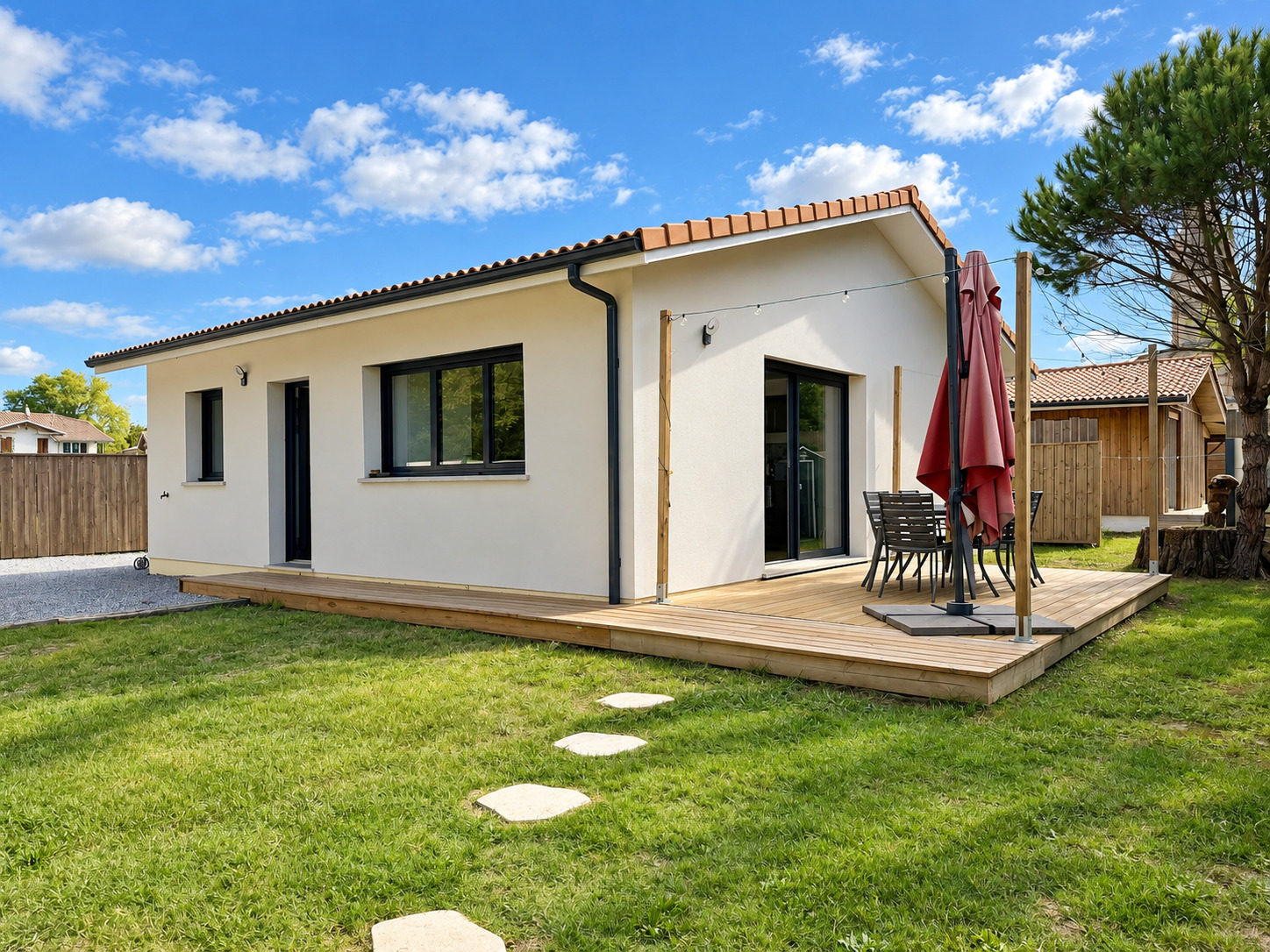 Maison de plain-pied à vendre à Lanton – 171 m² rénovés et deux espaces de vie indépendants