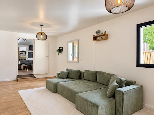 Maison de plain-pied à vendre à Lanton – 171 m² rénovés et deux espaces de vie indépendants