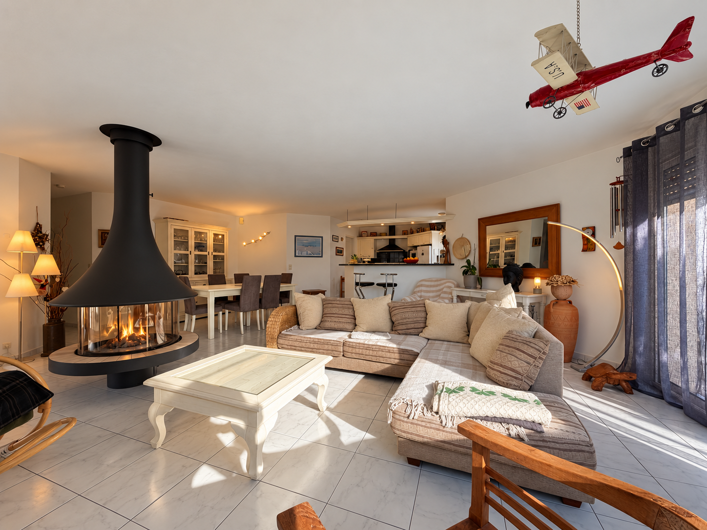 Maison de plain-pied à vendre à Arès – 4 chambres et jardin arboré dans le quartier Mer et Soleil