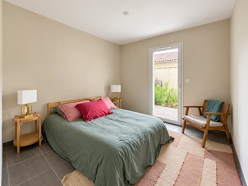 Appartement T3 à vendre à Lanton Cassy – grande terrasse couverte et jardin à 400 m de la plage - Lot 002