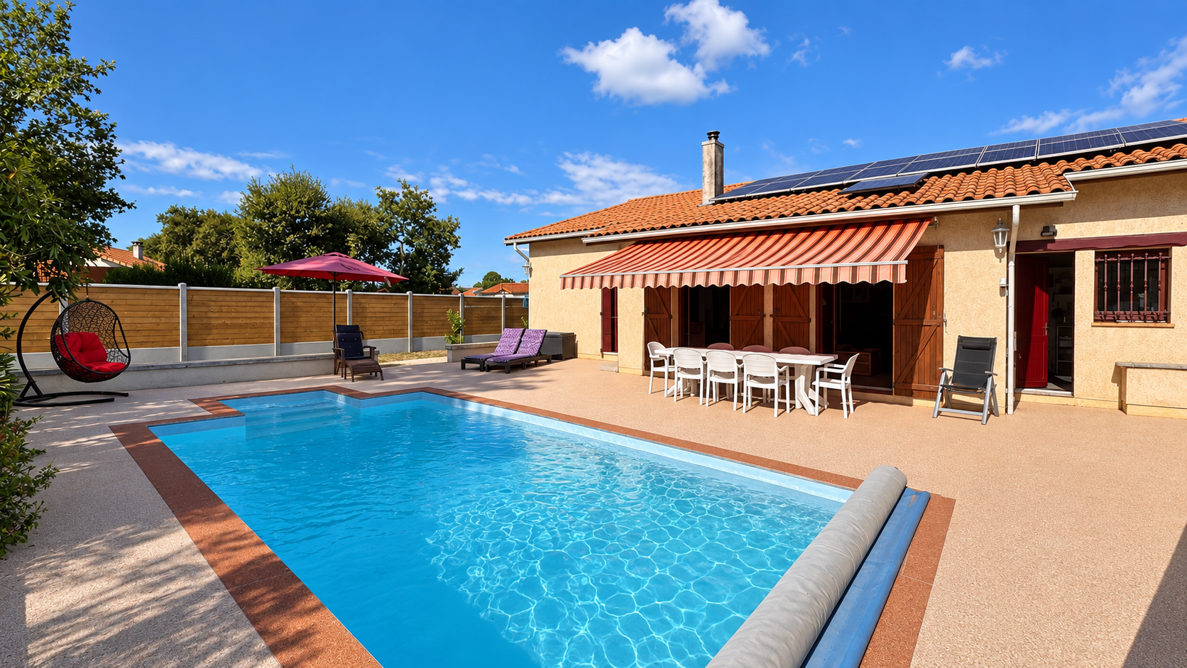 Maison de plain-pied à vendre à Andernos-les-Bains – piscine et jardin dans le quartier des Bruyères