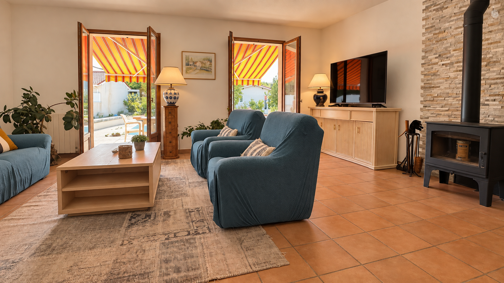 Maison de plain-pied à vendre à Andernos-les-Bains – piscine et jardin dans le quartier des Bruyères