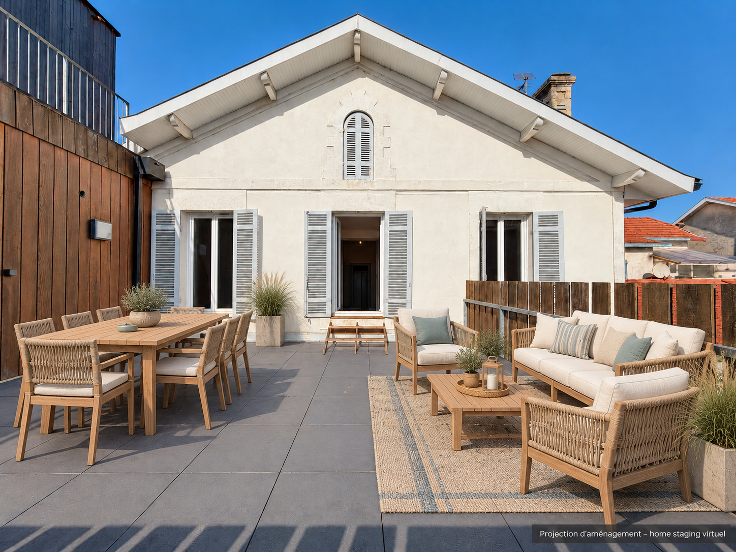 Maison de ville à vendre à Andernos-les-Bains – 4 chambres et terrasse de 35 m² en hypercentre