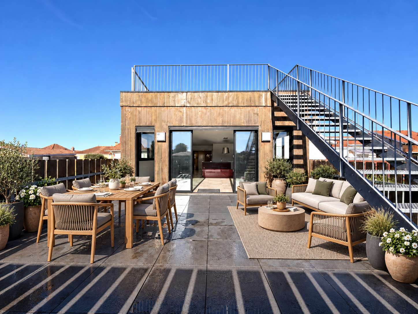 Appartement-loft à Andernos-les-Bains – 288 m², rooftop avec vue sur le Bassin d’Arcachon